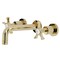 Kingston Brass KS8122NX Two-Handle Wall Mount Bathroom Faucet, Polished Brass KS8122NX - alternate 1